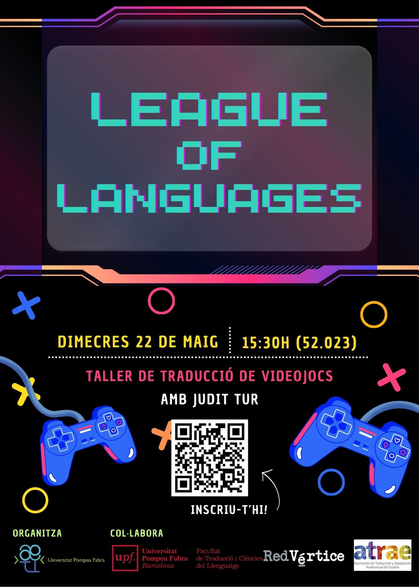 22/05/2024 League of Languages. Taller de traducció de videojocs
